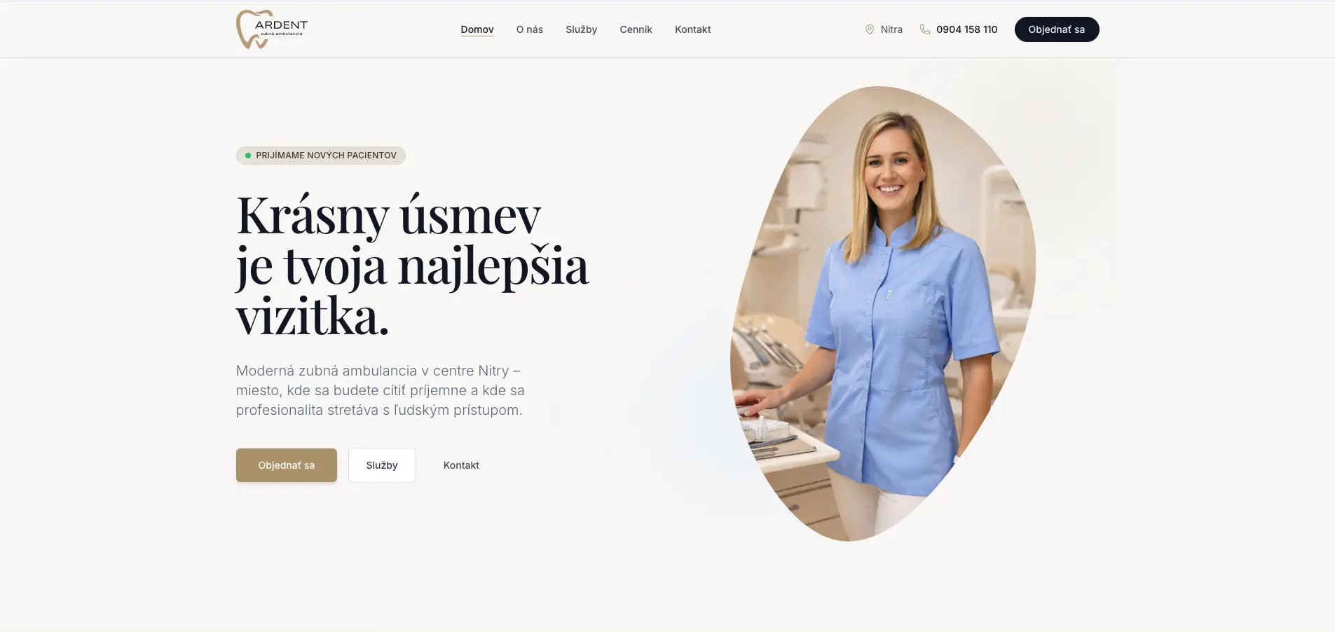 Ukážka projektu Ardent